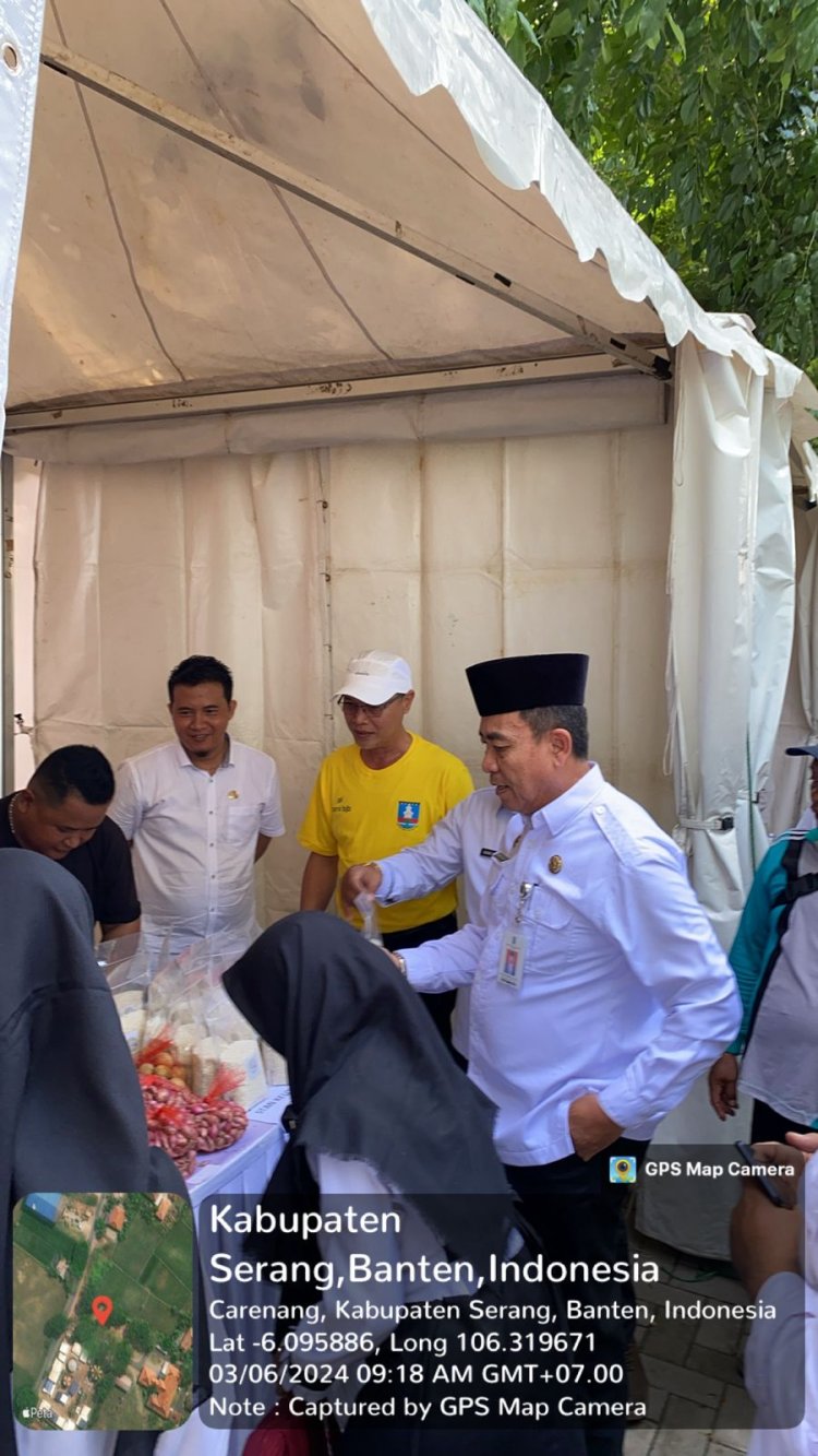 Warga Antusias Datangi  gerakan pangan murah(GPM) Digelar DKPP Serang, Jaga Ketersediaan Bahan Pokok