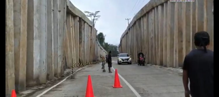 Proyek Tanjakan Bangangah di duga gagal, AMMUK Minta kejati Banten turun tangan