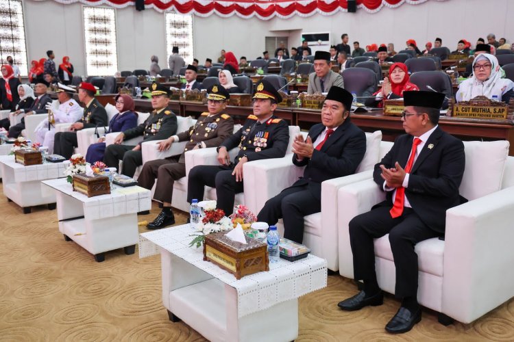 Hadiri Rapat Paripurna Mendengarkan Pidato Presiden Dalam Rangka Memperingati HUT Ke-79 RI, Ini Kata PJ Gubernur Banten