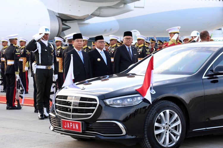 Berkunjung ke Indonesia, PM Jepang Shigeru Ishiba di Sambut Pj Gubernur Banten