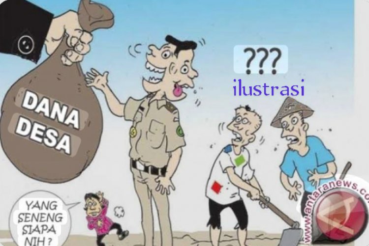 Anggaran Pembangunan Fisik DD di Desa Turus di Duga "Di akali", Ini Kata PJ Kades Turus