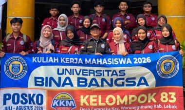 KKM Universitas Bina Bangsa Melaksanakan Sosialisasi Bertajuk “Say No to Drugs: Wujudkan Pelajar SMP Bebas Narkoba