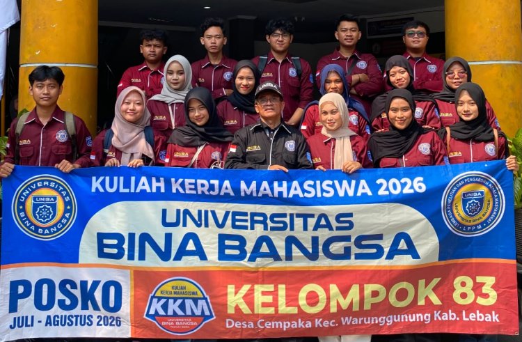 KKM Universitas Bina Bangsa Melaksanakan Sosialisasi Bertajuk “Say No to Drugs: Wujudkan Pelajar SMP Bebas Narkoba
