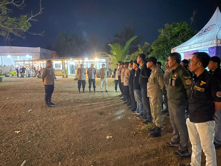 Bppkb Banten 98 Bersinergi Dengan Muspika Kecamatan Labuan Dalam Pengaman Acara Konser Enaw di Cafe Laughtown